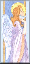 angel with dove in hands