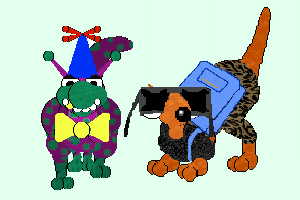 Hyper the Dynaroo and Apoot the Modvark