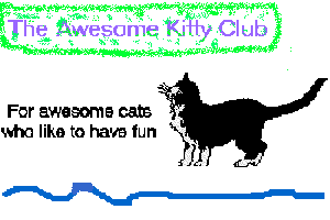 Awesome Kitty Cats Card
