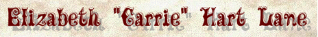Elizabeth Carrie Hart Lane Title