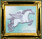 Ladyhipoo's Golden Framed Pegasus
