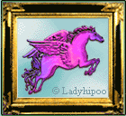 Ladyhipoo's Golden Framed Pegasus
