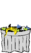 Baby Rottie In Trash Can
