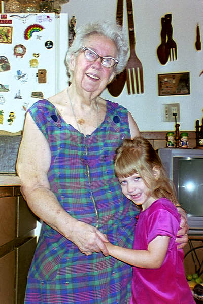 Becca and Great Grammy