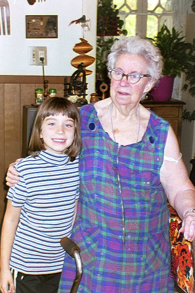 Meagan and Great Grammy