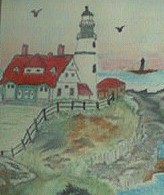 Drawing of Portland Headlight