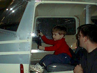 Matthew Flying a Cessna at The Air & Space Museum