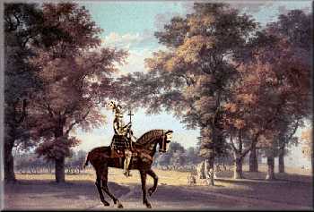 Knight on a horse