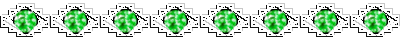 white icon 
green stone line