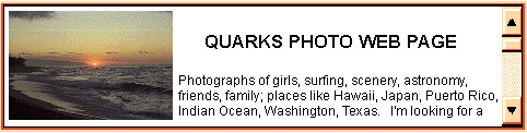 QUARKS PHOTO WEB PAGE