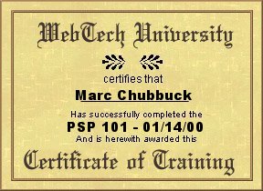 I attended WebTech University
