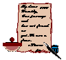 Old Writing with Pen