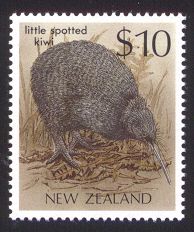 NZ Stamp $10 kiwi
