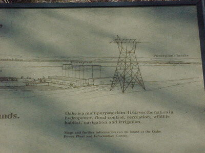 info board for dam