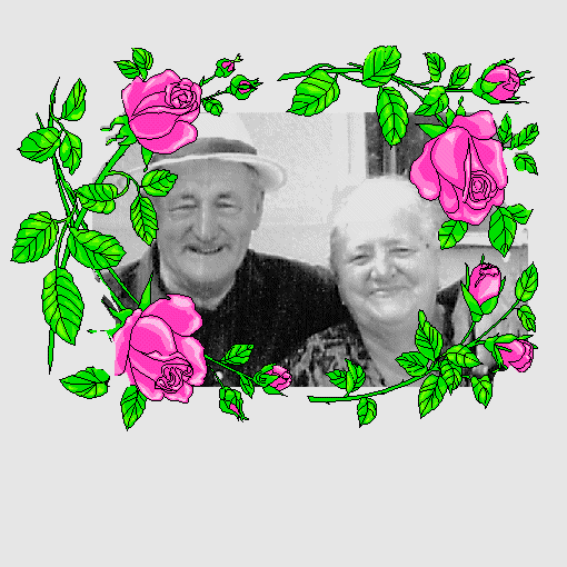 My grandparents sitting together