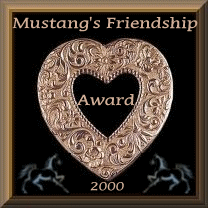 Mustang's Place Award