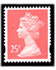 25P British Machin Stamp