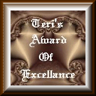 Teri's Award of Excellence