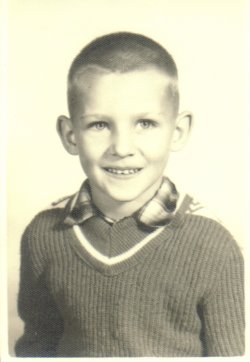 Michael King Shaw's school picture. Age: 6