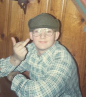 Michael King Shaw on Dec. 29, 1973 just being himself!