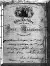 William E. Shofner Bible - First page
