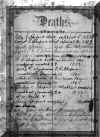 William E. Shofner Bible - Deaths page