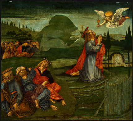 Jesus in the Garden.