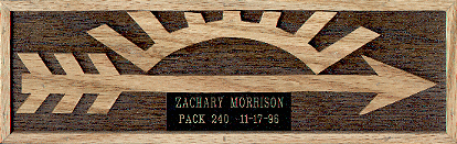 Arrow of Light Award Plaque