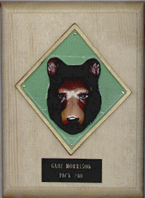 Bear Award Plaque