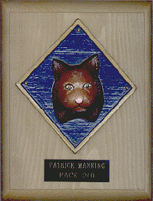 Bobcat Award plaque