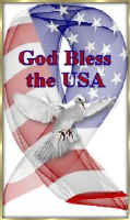 God Bless the USA picture of USA flag & dove