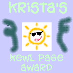 Krista's Kewl Award