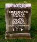 Hugh L. BEEN and John Anna AUTRY gravestone