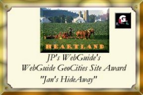 JP's WebGuide Award - For Heartland