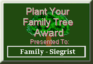 Plant Your Family Tree Award