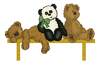 Bears on Shelf