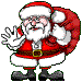 Waving Santa
