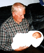 Megan meets Great-Grandfather