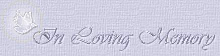 In Loving Memory