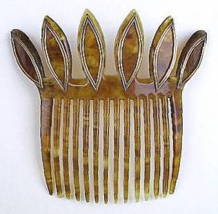 celluloid with metal applique