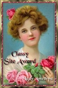 Lady Amethyst's Classy Site Award