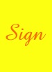 sign