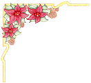 Poinsetta Border Left Top