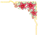 Poinsetta Border Right Top