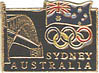 Olympic Rings and Harbour Bridge Pin