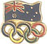 Australian Flag & Olympic Rings