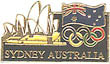 Olympic Rings and Opera House Pin
