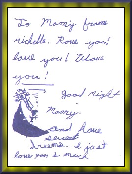 Michelle's Letter To Mommy