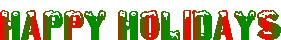 Happy Holidays Banner