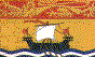 New
Brunswick Provincial Flag